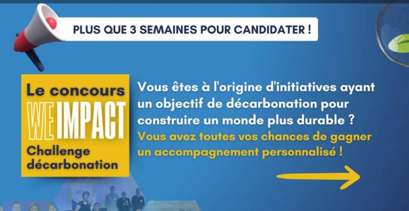 2nd édition du Concours WeImpact / Challenge de la décarbonation